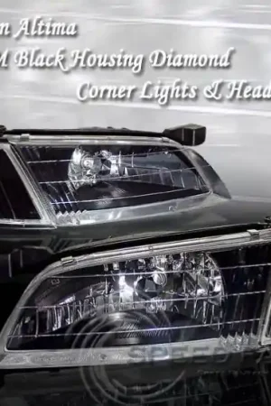 Big Sale JDMBlack Headlights Amber