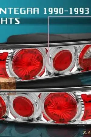 New Arrival Chrome Clear Halo Altezza Taillights