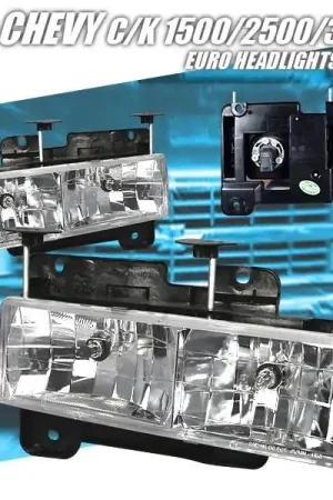 Euro Chrome Headlights Original