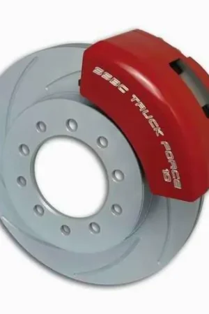 Fresh Stock SSBC Non-Power Drum To Disc Brake Conversion Kit with Force 10 Extreme 4 Piston Aluminum Calipers - Front - A135-1A