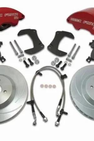 Modern SSBC Disc Brake Kit with Force 10 Super-Twin 2-Piston Aluminum Calipers & 12 Inch Rotors - Front - A163-5