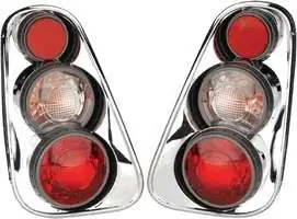 APC 3D Retro Chrome Taillights - 404818TLR Popular