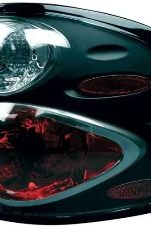 Hassle-Free Returns TYC Euro Taillights with Black Housing - 81567141