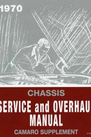 Service Manual for 1970 Camaro Chassis and Overhaul Bargain