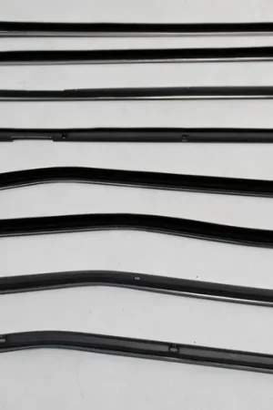 Bargain Window Sweeps Weatherstrip for 1965 Oldsmobile Delta 88 Hardtop Black Front Rear
