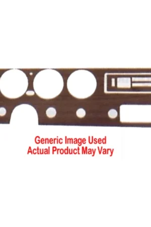 Budget Dash Cover Insert Trim for 1965 Pontiac GTO Wood Veneer w/Aluminum Backer 1pc