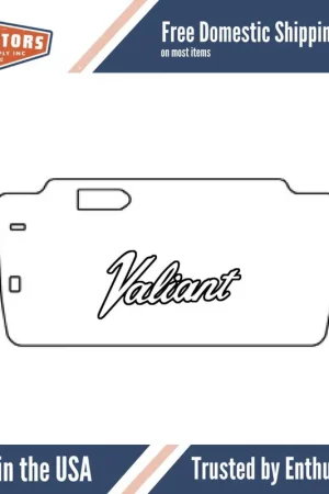 Trunk Floor Mat Cover for 63-66 Plymouth Valiant Ultra High Def Rubber, w/MA-010 Grab Now