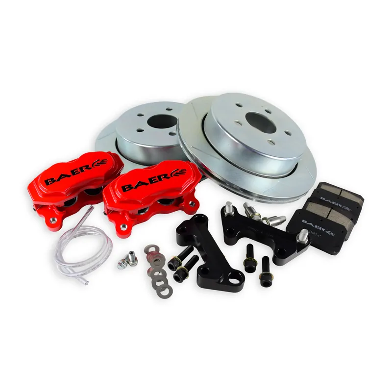 Baer Brakes 4402007S-2 Baer Brakes 13" SS4 Rear Brake Kit, Silver, Slot/Zinc Time-Limited