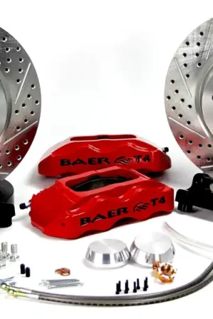 Mega Sale Baer Brakes 4141048MG Baer Brakes 13" Track4 Front Brake Kit, Monster Green, SDZ, Std. Studs
