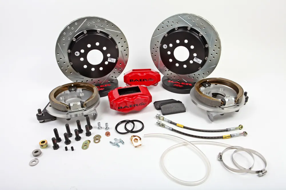 Affordable Baer Brakes 4302533S-1 Baer Brakes 13" SS4+ Rear Brake Kit, Silver, Slot