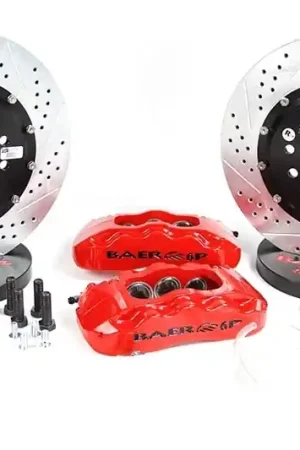 Free Shipping Baer Brakes 4402001R Baer Brakes 14" Pro+ Rear Brake Kit, Red, SDZ