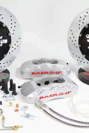 Best Price Baer Brakes 4391002S Baer Brakes 14" Pro+ Front Brake Kit - Silver