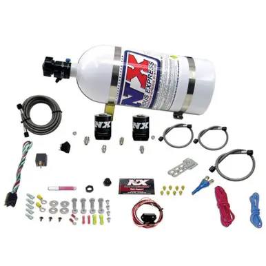 Buy Direct Nitrous Express 10-15 Chevrolet Camaro (5th Gen) Single Nozzle Nitrous Kit (35-150HP) w/10lb Bottle - 20930-10