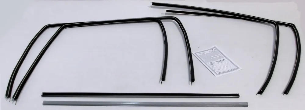 Top Rated Glass Run Channel Weatherstrip for 1955-1957 Chevrolet Bel Air 150 210 4 Sedan