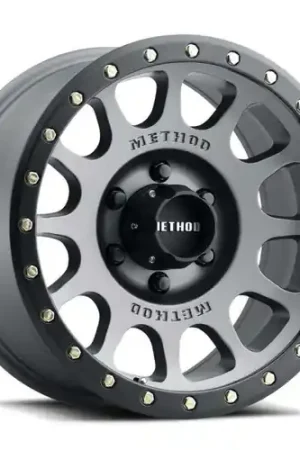Top Rated Method MR305 NV 17x8.5 / 0mm Offset / 6x5.5 BP / 108mm CB / Titanium - Matte Black Lip Wheel - Bronco GEN6 | MR30578560800