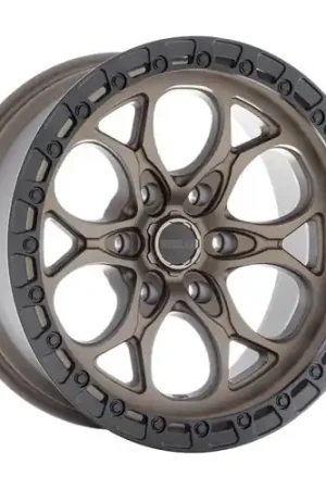 WELD Off-Road Wheel 20x9 Ledge Six W106 Satin Bronze with Satin Black Lip | 6x135 | +0 Offset |5.00 Backspace | 2009-2024 F-150 | 2010-2024 Raptor | 2010-2024 Expedition | W10609089500 Save Now