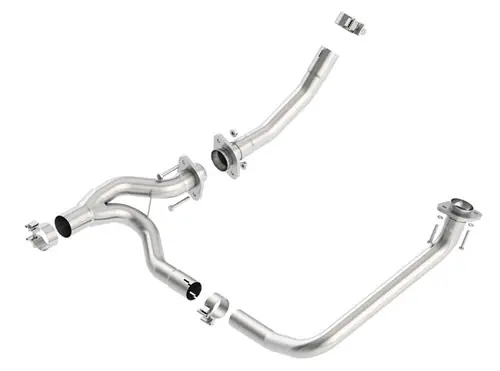 Borla 12-18 Jeep Wrangler 3.6L V6 AT/MT 4WD 4DR Loop Delete Y-Pipe #60595 Modern