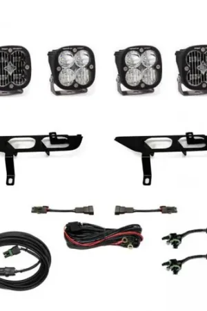 Direct From Factory Baja Designs 2021-2023 Ford F150 Fog Pocket Kit SAE Clear Squadron Sport DC - 447697