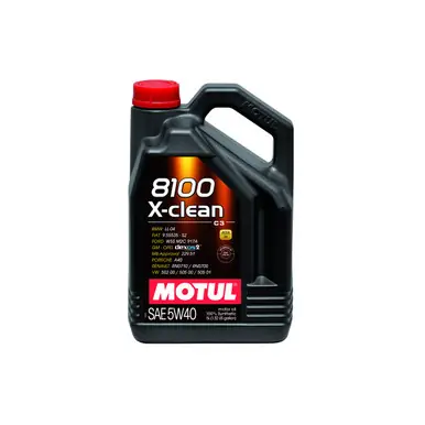 MOTUL 8100 5W40 X-CLEAN C3 Synthetic Engine Oil - 5L Express Delivery