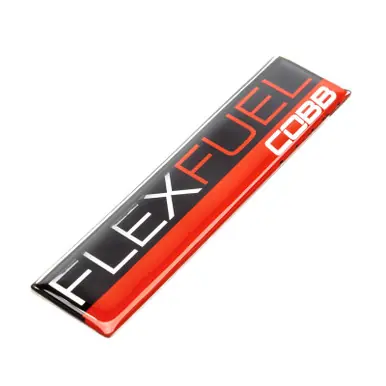 Certified Cobb Flex Fuel Badge 4in Wide