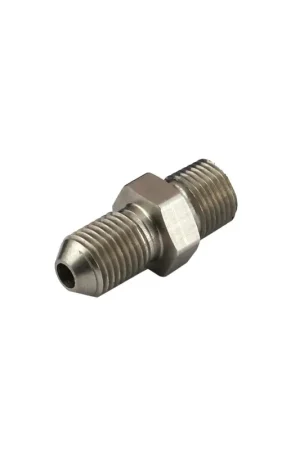 Trusted Brand Turbosmart Pushloc Fitting Stainless Steel - 1/8" NPT to -3AN male - SS