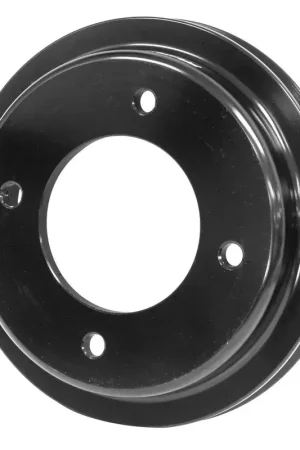 Free Delivery Proflow Crank Pump Pulley V-Belt 1-Groove Aluminum Black For Holden V8 253 308 Red Motor