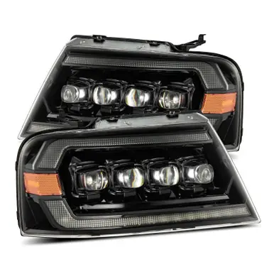 AlphaRex 04-08 Ford F-150 (No 2004 Heritage) NOVA-Series LED Proj HL Chrome w/Actv Light / Seq. Sig - 880130 Bargain