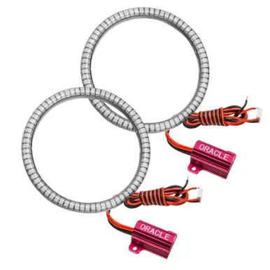 Special Offer Oracle 15-23 Dodge Challenger LED Surface Mount Projector Fog Halo Kit - Blue - 1236-002