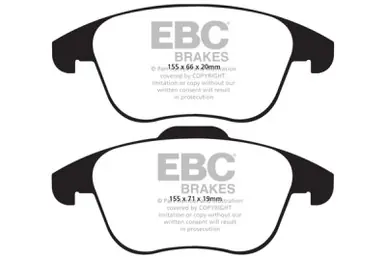 EBC 15 and up Audi Q3 2.0 Turbo Ultimax2 Front Brake Pads - UD1375 In Demand