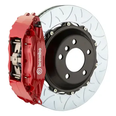 Brembo 78-79 930 Front GT BBK 4 Piston Cast 2pc 355x32 2pc Rotor Slotted Type-3-Red - 1B3.8024A2 Big Sale