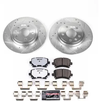 Markdown Power Stop 05-09 Audi A4 Rear Z26 Street Warrior Brake Kit - K4624-26