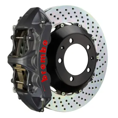 Don’t Miss Out Brembo 93-98 Supra Front GTS BBK 6 Piston Cast 355x32 2pc Rotor Drilled-Black HA - 1M1.8019AS