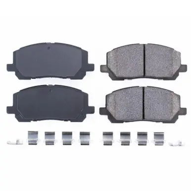Power Stop 01-07 Toyota Highlander Front Z17 Evolution Ceramic Brake Pads w/Hardware - 17-884 Final Sale