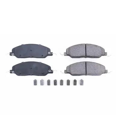 Hassle-Free Returns Power Stop 05-10 Ford Mustang Front Z17 Evolution Ceramic Brake Pads w/Hardware - 17-1081