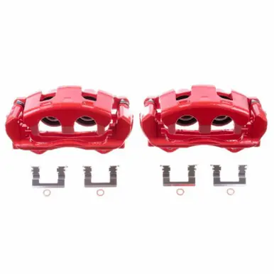 Power Stop 08-09 Buick Allure Front Red Calipers w/Brackets - Pair - S5024 Don’t Miss Out