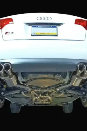 AWE Tuning Audi B7 S4 Track Edition Exhaust - Diamond Black Tips New Release