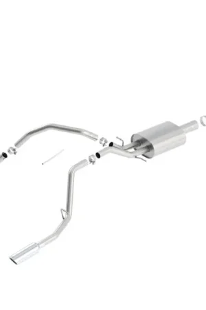Sale Borla 14 Silv/Sierra 1500 EC Std/CC Short 143.5in WB Touring Single Split Rear Exit Cat-Back Exhaust