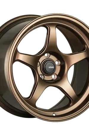 New Release Konig Hyperspec 18x10.5B 5x114.3 ET22 Matte Bronze Wheel (Knurled Bead)