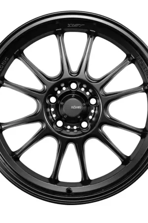 Konig Hypergram 18x12 5X120 ET20 Matte Black Wheel Wholesale