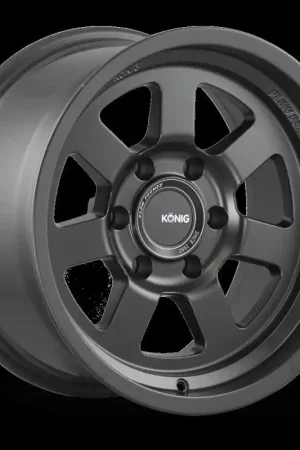 Konig HT2 17X9 5X127 ET-12 Matte Black Latest