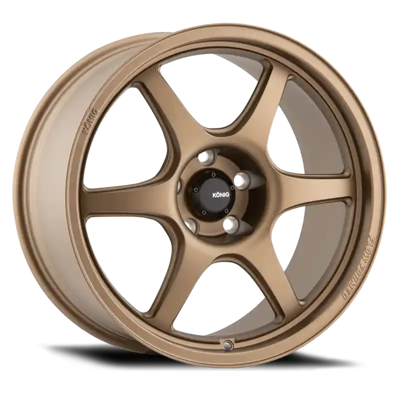 Worldwide Shipping Konig Hexaform 18x10.5B 5x114.3 ET18 Matte Bronze