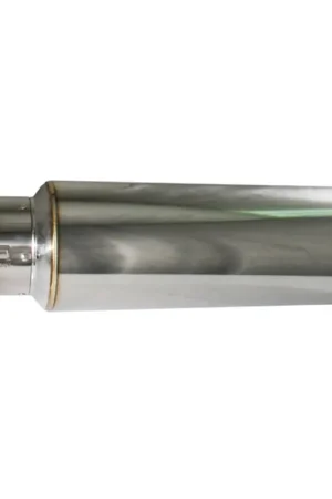 Injen 3.00 Universal Muffler w/Titanium burnt rolled Tip and stainless steel resonated inner wall Genuine