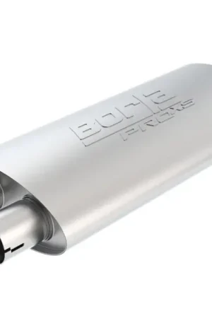 Express Delivery Borla Pro-XS 2.25in Tubing 19in x 4in x 9.5in Oval Notched Dual In / Dual Out Muffler