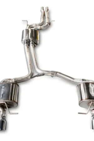 Mega Sale AWE Tuning Audi 8R SQ5 Touring Edition Exhaust - Quad Outlet Chrome Silver Tips