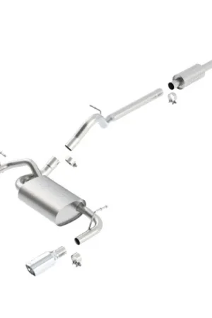 Professional Grade Borla 12-16 Jeep Wrangler JK 3.6L AT/MT 4Wheel 4dr Truck Single Split Rear Exit Catback Exhaust