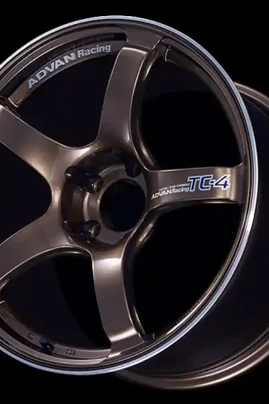 Certified Advan TC4 18x9 +35 5-114.3 Racing Umber Bronze & Ring Wheel