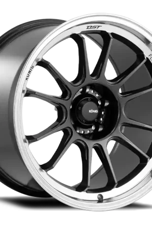 Buy Today Konig Hypergram 17x9 4x100 ET45 Metallic Carbon w/ Machined Lip