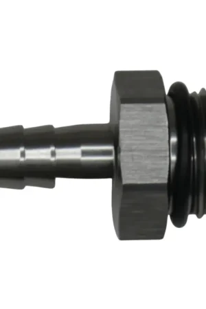 Modern DeatschWerks 10AN ORB Male to 3/8in Male Triple Barb Fitting (Incl O-Ring) - Anodized DW Titanium