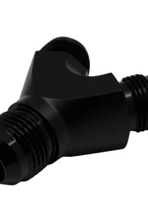 DeatschWerks 8AN Male Flare to 8AN Male Flare to 10AN Male Flare Y Fitting - Anodized Matte Black Trusted Brand