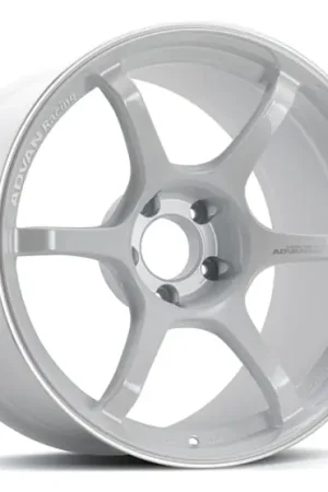Advan RG-4 18x9.5 +45 5-100 Racing White Metallic & Ring Wheel New Release